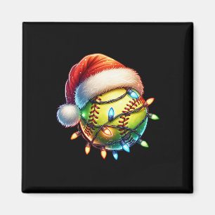 Christmas Softll Holiday Softll Player Xmas Magnet