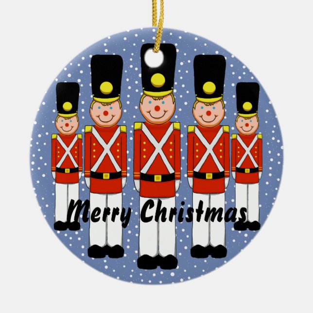 Christmas Soldier Christmas Ornament (Front)