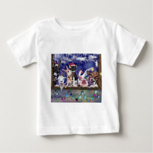 Christmas Song - Animal Party - Happy Baby T-Shirt