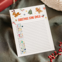 Christmas Song Emoji Game