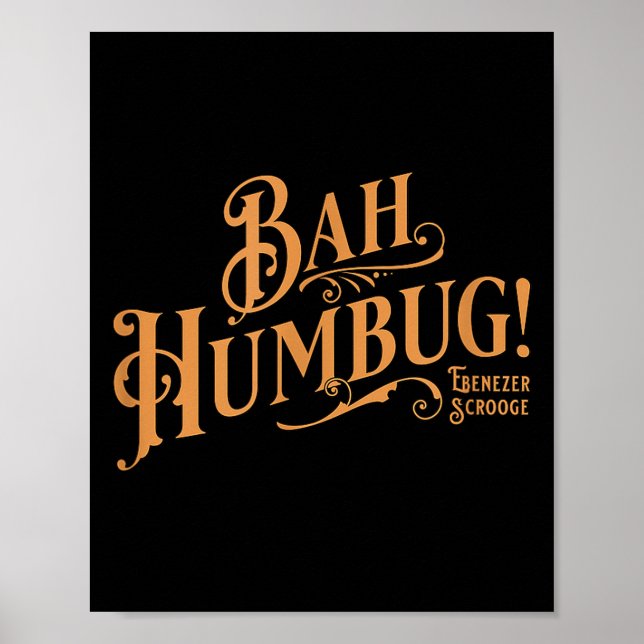 Christmas Song, Scrooge, Marley, Holiday Design Ba Poster (Front)