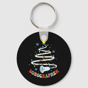 Christmas Sonography Tech Christmas Squad Key Ring