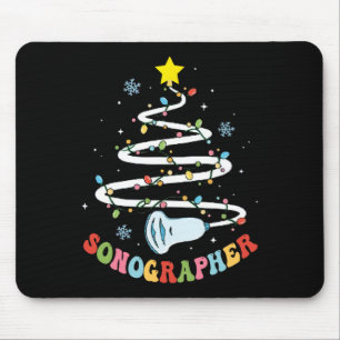 Christmas Sonography Tech Christmas Squad Mouse Pad