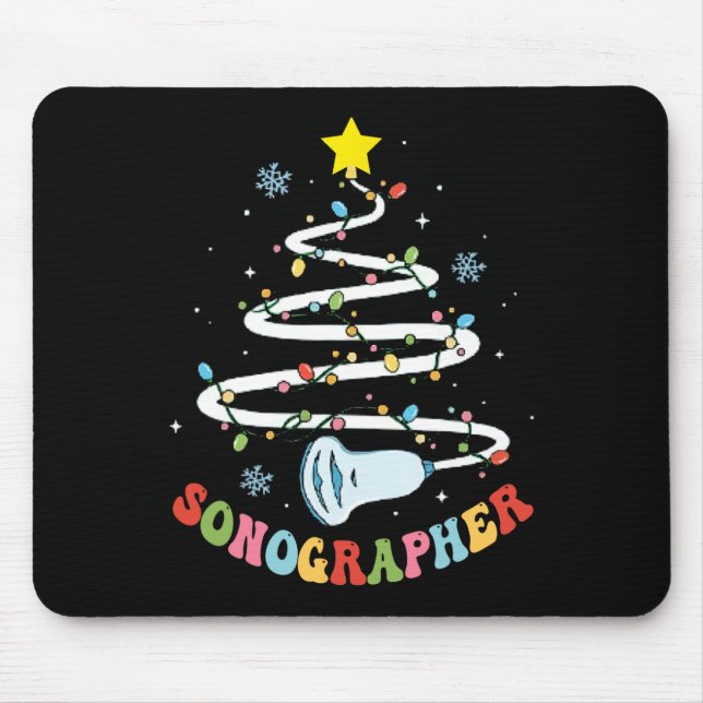 Christmas Sonography Tech Christmas Squad  Mouse Pad (Front)