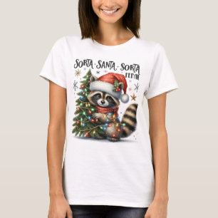Christmas Sorta Santa Sorta Ferral  T-Shirt