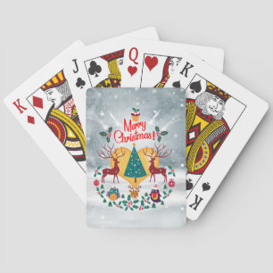 Christmas Soul Announcement Postcard Playing Cards