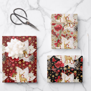 Christmas Sparkle Wrapping Paper Sheet