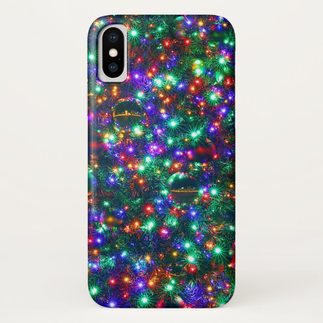 Christmas Sparkling Stars Case-Mate iPhone Case (Back)