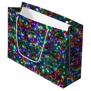 Christmas Sparkling Stars Large Gift Bag