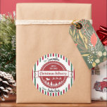 Christmas Special Delivery From Santa Classic Round Sticker<br><div class="desc">Christmas Special Delivery From Santa</div>