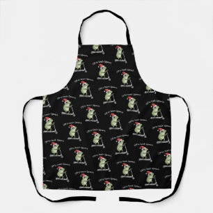 Christmas Speech Therapist SLP Communication Apron