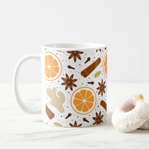 Christmas spices coffee mug