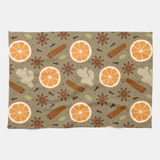 Christmas spices Kitchen Towels