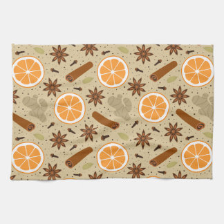 Christmas spices Kitchen Towels