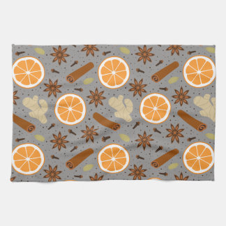 Christmas spices Kitchen Towels