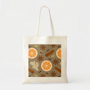 Christmas spices tote bag