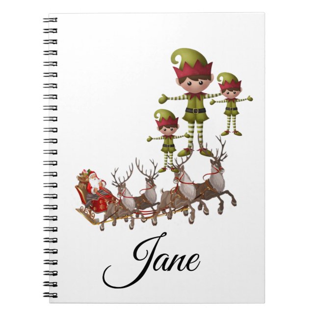 Christmas Spiral Notebook (Front)