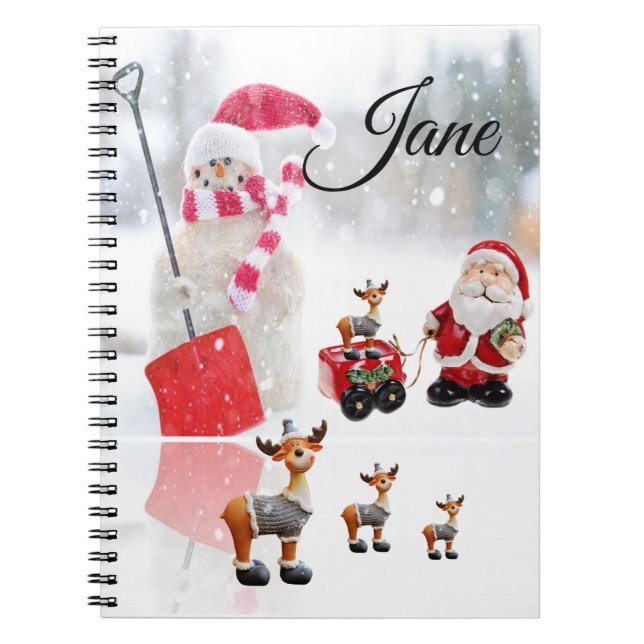 Christmas Spiral Notebook (Front)
