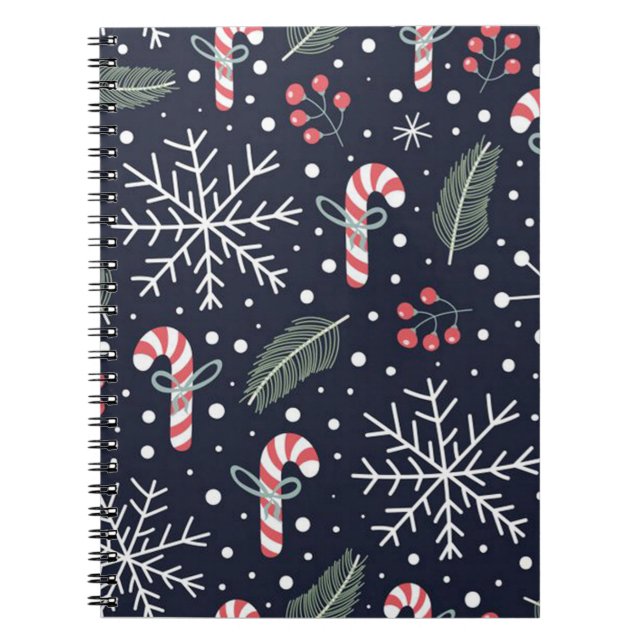 christmas Spiral Photo Notebook (Front)