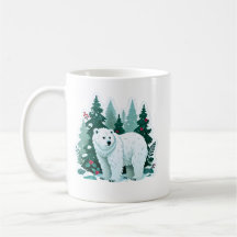 Christmas Spirit Bear Mug – Festive Forest Magic