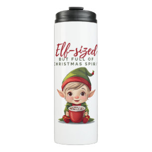 Christmas Spirit, Festive Thermal Tumbler