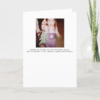 Christmas Spirit Holiday Greeting Card