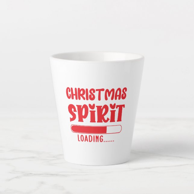 Christmas Spirit  Latte Mug (Front)