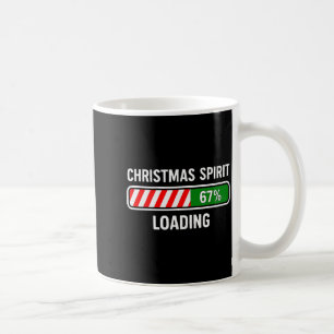 Christmas Spirit Loading 67 Meme Boys Kids Gen Z A Coffee Mug