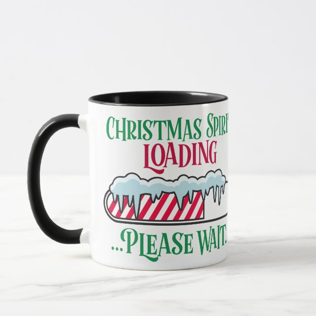 CHRISTMAS SPIRIT LOADING MUG (Left)