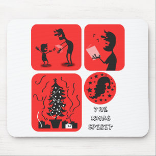 christmas spirit mouse pad