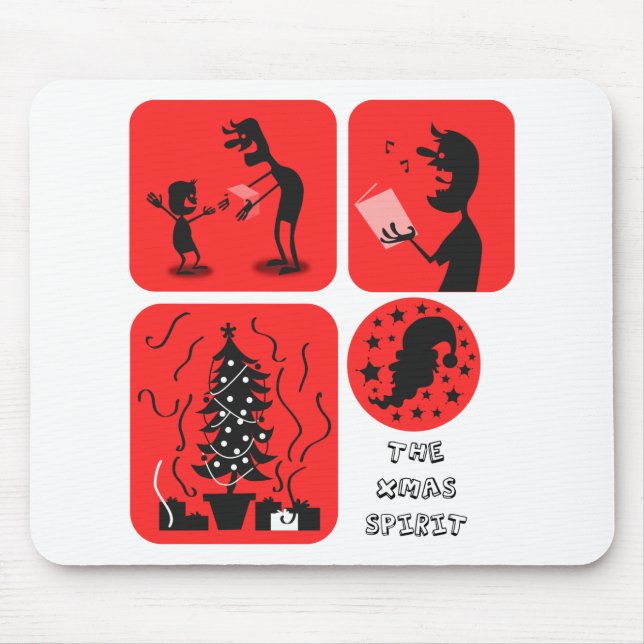 christmas spirit mouse pad (Front)