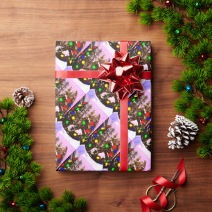 Christmas spirit wrapping paper