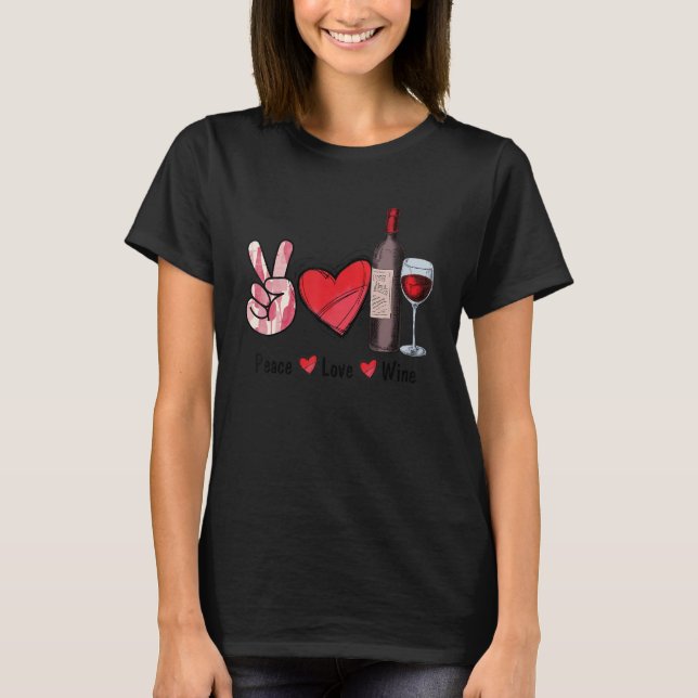Christmas Spirits Glasses Of Wine Xmas Holidays Pa T-Shirt (Front)
