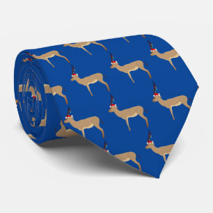Christmas Springbok Tie