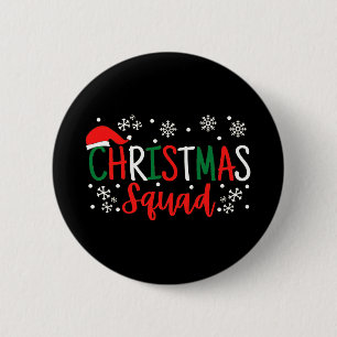 CHRISTMAS SQUAD 6 CM ROUND BADGE