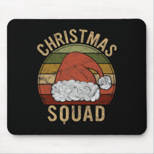Christmas Squad Costume Gift Santa Matching Family Mouse Pad