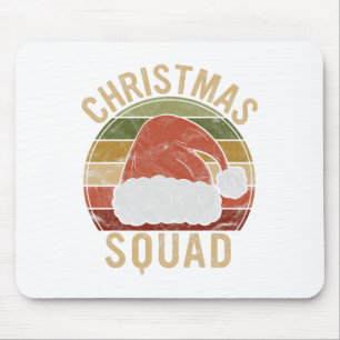 Christmas Squad Costume Gift Santa Matching Family Mouse Pad