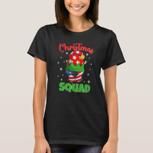 Christmas Squad  Elf Soccer Family Matching Pajama T-Shirt