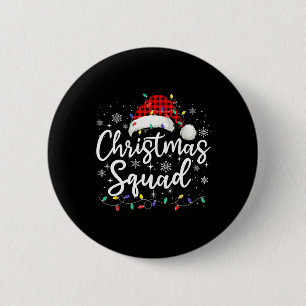 Christmas Squad Family Group Matching Christmas Pa 6 Cm Round Badge