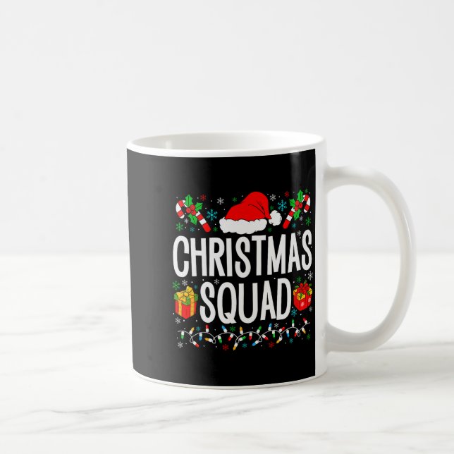 Christmas Squad Family Group Matching Christmas Pa Coffee Mug (Right)