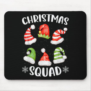 Christmas Squad Family Group Matching Christmas Pa Mouse Pad