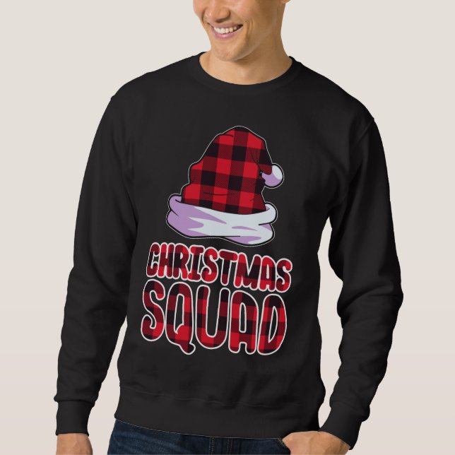 Christmas Squad Family Group Matching Christmas Pa Sweatshirt (Front)
