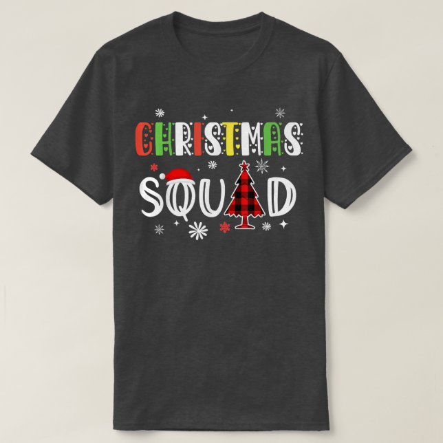 Christmas Squad Family Matching Pyjamas Xmas  T-Shirt (Design Front)