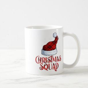 Christmas Squad Family Pajama Santa Hat Xmas  Coffee Mug