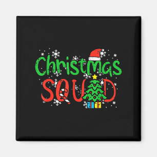 Christmas Squad Family Xmas Crew Men Women Boys Gi Magnet