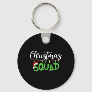 Christmas Squad Fun Xmas Tree Family Matching Paja Key Ring