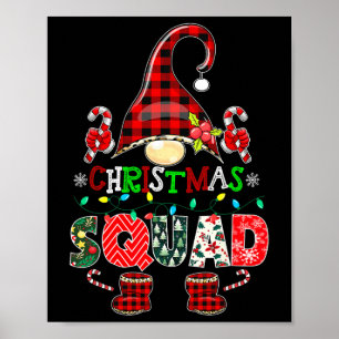 Christmas Squad Funny Xmas Gnome Family Matching P Poster