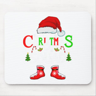 Christmas Squad Funny Xmas Santa Family Pyjamas Cr Mouse Pad