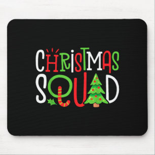 Christmas Squad Funny Xmas Tree Family Matching Pa Mouse Pad