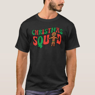 Christmas Squad Gingerbread Xmas Family Crew Men W T-Shirt